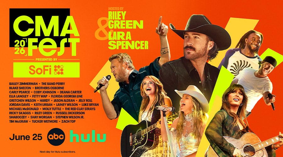 CMA Fest 2026 presented by SoFi key art