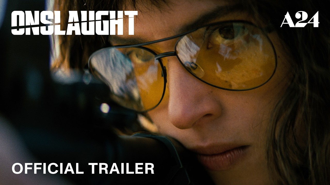 Still from the A24 Onslaught trailer